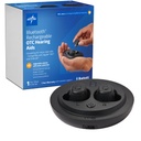 Medline Bluetooth laetavad OTC kuuldeaparaadid, in-The-Ear, 4 keskkonnaseadet, veekindlus, reguleeritav maht, kerge kuni mõõdukas kuulmislangus, müra vähendamine, kõrvaklapi kuulmisaparaadid
