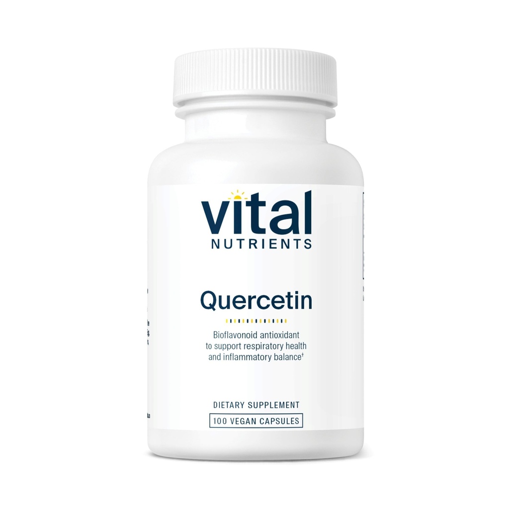 Elutähtsad toitained Quercetin | Vegan Quercetin Supplement koos bioflavonoididega siinuse, hingamise, südame ja immuunfunktsiooni toetamiseks | Gluteen, piima, sojavaba | 500mg | 100 kapslit