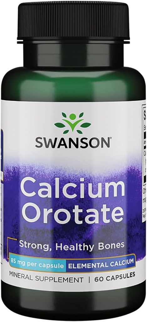 Swanson Kaltsiumorotaat 85 milligrammi 60 kapslit