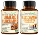 Kurkumiini Black Pepper Extract & Glükosamiin Kondroitiin MSM ühine tugi täiendada