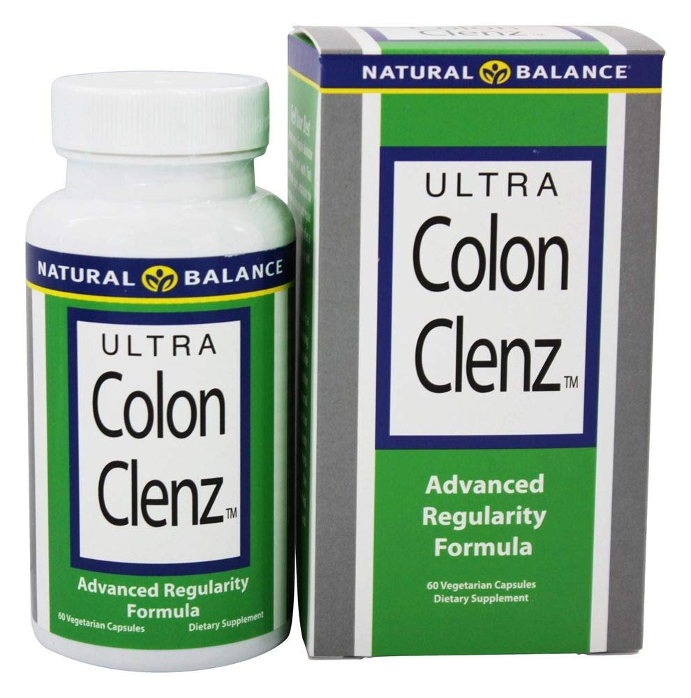 Natural Balance Ultra Colon Clenz | Taimse puhastuse ja regulaarsuse valem üleöötoetuseks | 60 VegCaps, 60 Serv.