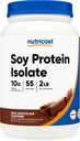 Nutrikost sojavalk isolaatpulber, 2 LB piimašokolaad - 10 grammi valku serveerimise, vegani, GMO-vaba ja gluteenivaba