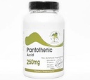 Pantoteenhape 250mg ~ 200 kapslit - ei lisaaineid ~ Looduslisandid