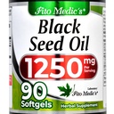 Lab | Black Seed Oil | 1250 mg | Black Seed Oil Kapslid | Pure | Black Seed Oil Pills | 90 pehmegeeli | Organic Black Seed Oil | Ultra kõrge imendumine | Black Seed Oil Organic Cold Pressed.