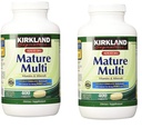 Kirkland Signature Adult 50+ multivitamiinid ja mineraalid, 400 tabletti (2 pakendit)