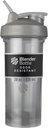BlenderBottle Shaker Bottle Pro seeria sobib ideaalselt proteiini raputamiseks ja Pre Workout, 28-Ounce, Smoke Grey