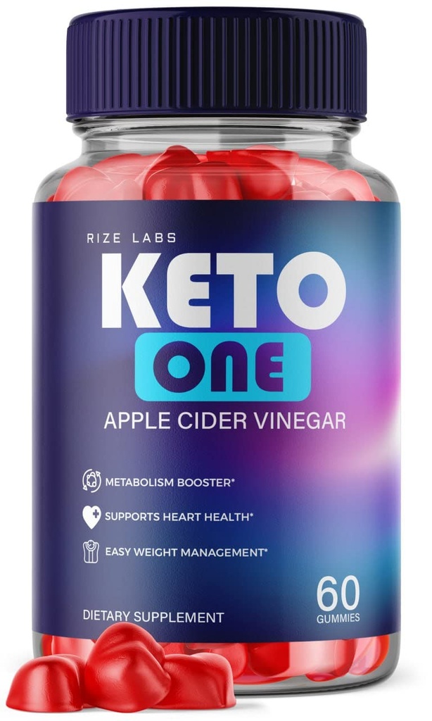 Rize labs - Keto One ACV Gummies for Weight Los - Apple Siider äädikas - Advanced Energy Formula Supplement põletada kõht rasva (60 Gummies)