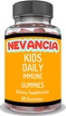 Lapsed Daily Immune Gummies Elderberry, vitamiin C, tsink, immuunsüsteemi tugi, naha tervis, antioksüdantide tugi, lastele, Elderberry Maitse, 60 Gummies