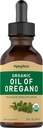 Oregano orgaanilise vedeliku torustiku kiviõli tilgad | 2 fl oz | ekstra neitsioliiviõliga | Taimse ekstrakti lisand | Mitte-GMO, gluteenivaba