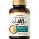 Piping Rock Fiber Complex Supplement | 1500mg | 120 kapslit | Triple Action Pills | koos Psyllium, kaerakliid ja Apple Pectin | Non-GMO, Gluteenivaba