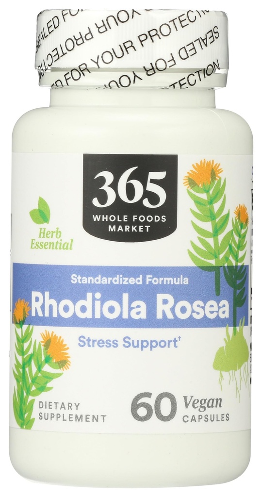 365 Whole Food Market, Rhodiola, 60 Count