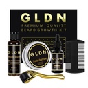 GLDN Beard Kit | Hõlmab habeõli, habemeseerumit, habemekammi ja habemekarva rullikut