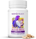 Mama valitud orgaaniline õnnistatud ohakas - looduslik laktatsioonitoetus rinnaga toitvatele emadele | edendab tervislikku piimatootmist | Vegan, GMO, allergeenivaba, USA Made & kolmanda osapoole testitud