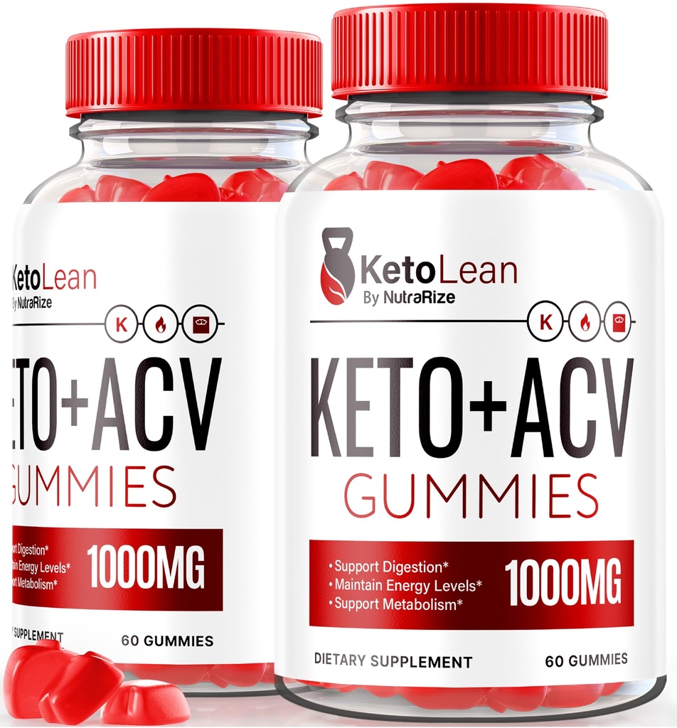 (2 Pack) Keto Lean Keto ACV Gummies, Keto + ACV Gummies, Kõik looduslikud õunasiidri äädikas 1000MG, ACV Keto Gummy Supplement, Keto vitamiinid, Ametlik Keto Plus ACV, KetoLean Arvustused (120 Gummies)
