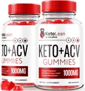 (2 Pack) Keto Lean Keto ACV Gummies, Keto + ACV Gummies, Kõik looduslikud õunasiidri äädikas 1000MG, ACV Keto Gummy Supplement, Keto vitamiinid, Ametlik Keto Plus ACV, KetoLean Arvustused (120 Gummies)