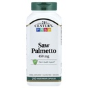 21st Century Saw Palmetto, 450 mg, 200 taimetoitlast kapslit
