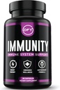 DFY Immuunsüsteemi tugikapslid - koos Elderberry Sambucus, vitamiin C, Sambucus Elderberry, vitamiin D3 5000 RÜ, tsink ja ingver