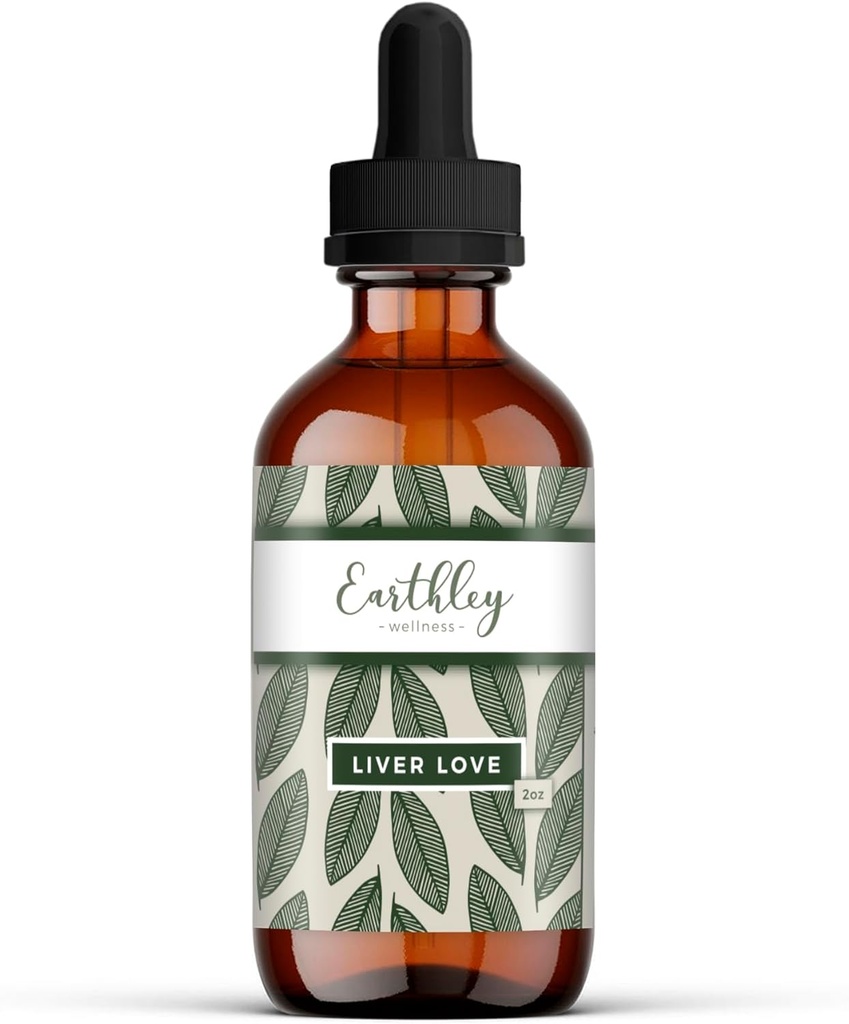 Earthley Wellness Maksaarmastus, Taimne segu maksmiseks Toeta piimaohaka seemet, Dandelioni juur, piparmündileht ja kurkumi juur, toetab seedimist ja heaolu, looduslik, 2oz (tavaline)