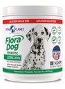 Vital Planet - Flora koera probiootilise pulbri lisand 20 miljardi kultuuri ja 10 tüvega, suure tugevusega immuunsus ja seedetrakti tugi probiootikumid koertele, 7,84 oz., 222 Grams, 60 Servings