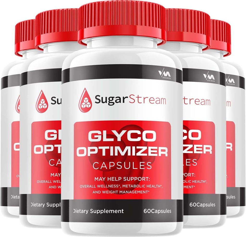 (5 Pack) Sugar Stream Supplement, SugarStream Capsule - Advanced Formula Sugar Stream, SugarStream Maximum Strength Reviews, 300 kapslit