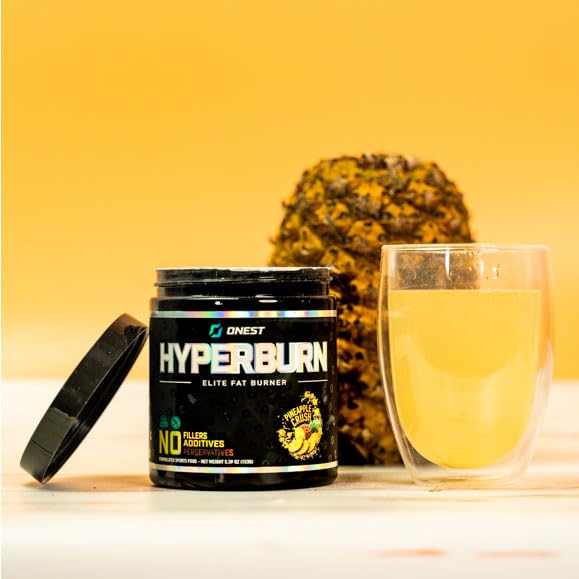 ONEST Hyperburn Fat Burner Pulber – 153g (30 Servings) Enhanced Energy Boost & Performance Support Supplement Metabolism Booster & Sport Nutrition Powder meestele ja naistele