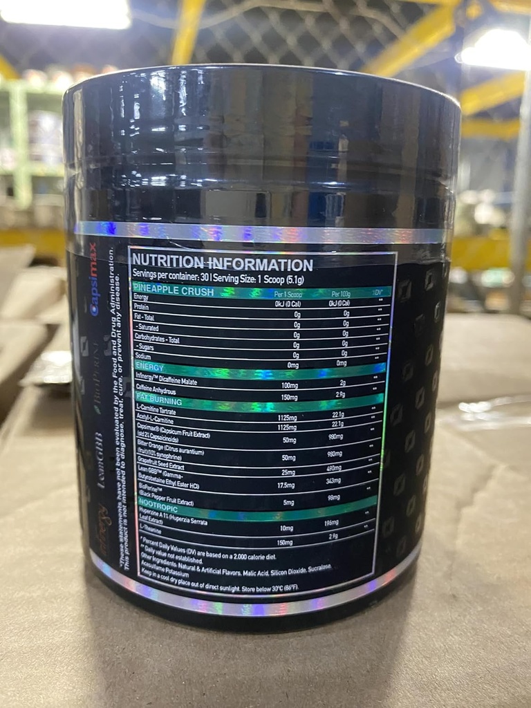 ONEST Hyperburn Fat Burner Pulber – 153g (30 Servings) Enhanced Energy Boost & Performance Support Supplement Metabolism Booster & Sport Nutrition Powder meestele ja naistele