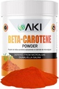 AKI beetakaroteen 10% pulber (1,5oz/42,52g) A-vitamiini väga kontsentreeritud lõhna- ja maitseaine Fount, võib aidata toetada keha funktsioone, nahka, immuunsüsteemi ja silma - GMO-vaba ja vegan sõbralik