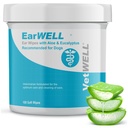 EarWELL by VetWELL Dog EarWELL Dog Earwipes - Otic Cleaning Wipes for Infections and Controlling Earodor in Pets - 100 Count