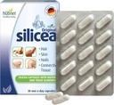 Hübner Original Silicea Gel Üks päevas juuste, naha, küünte ja sidekoe kapslid, puhas kolloidne silikageeli valem, ei lisandeid ega säilitusaineid, 30 serveerimist
