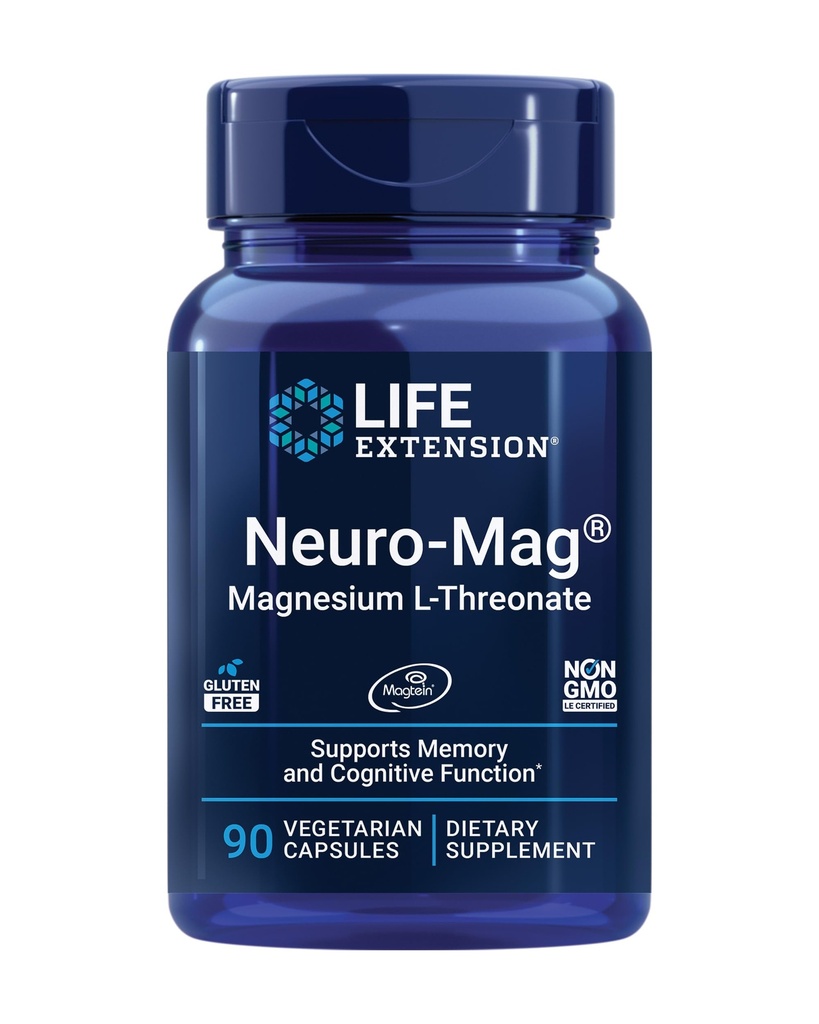 Elu pikendamine Gamma E segatud tokoferoolid ja tokotrienoolid 60 softgeeli ja neuromag Magneesium L-treonaat 90 Taimekapslid