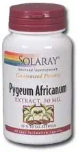 Solaray - Pygeum Africanum ( ekstrakt), 50 mg, 60 kapslit