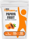 BulkSupplements.com Papaya Fruit Extract Powder - Papaya Extract, seedetrakti toetuseks - Gluteenivaba, 1 g per Serving, 100 g (3,5 oz) (pakk 1)