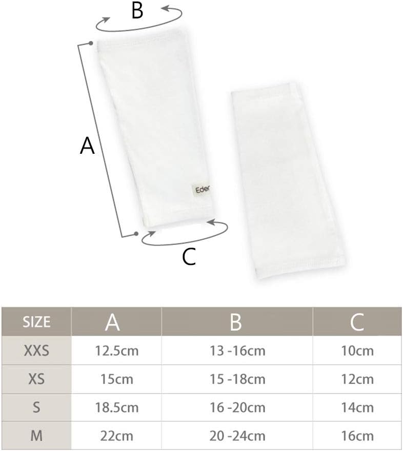 Tsink-infundeeritud küünarnuki varrukad Bandage lastele ekseemiga - märgmähiteraapia (XSmall)