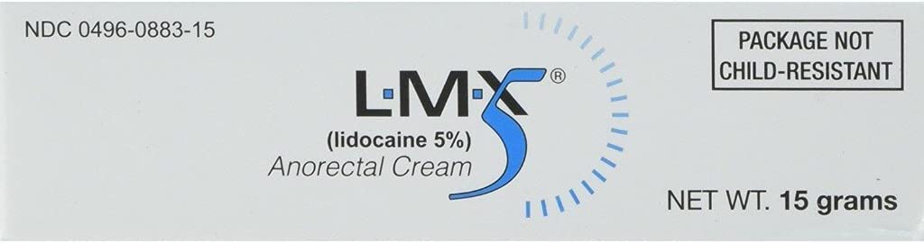 LMX5 Lidokaiin Pain Relief Cream, 15g Tube - aktuaalne, kiire tegutsemine, pikaajaline kasutamine lõikamiste, purkide, päikesepõletuse, hammustuste jaoks