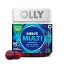 OLLY meeste multivitamiini kumm, vitamiinid A, C, D, E, B, tsink, Blackberry Maitse, 45 päeva pakkumine - 90 krahv