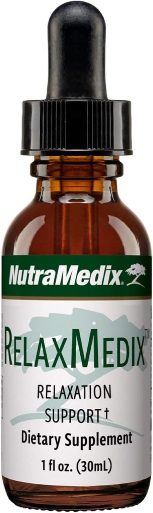 NutraMedix RelaxMedix tilgad - puhke- ja lõõgastustoetuslisa koos Samento kassi küünise ja Valeriani juure ekstraktiga - Tinktuur lahtikerimiseks ja immuunsüsteemi toetamiseks (1oz / 30 ml)