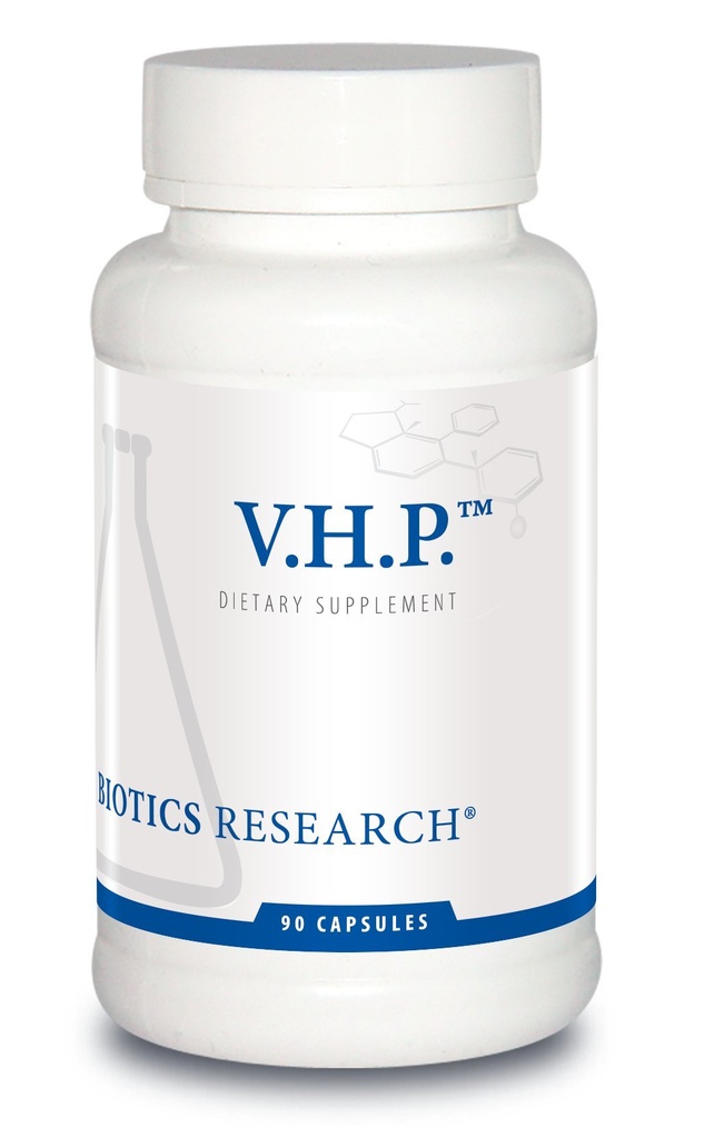 Biotics Research VHP – Valerian, Hops, Passionflower, GABA, Anxiolytic, Lõõgastav valem, 90 kapslit