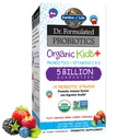 Garden of Life Kids probiootikumid, Dr. Formulated Probiootikumid Orgaanilised lapsed + C & D-vitamiin, Berry Cherry, Gluten Dairy & Soy Free Immune & Digestive Health Supplement, 30 närimistables
