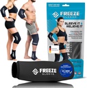 FreezeSleeve Ice & Heat Therapy Compression Sleeve - korduvkasutatav, paindlik Gel Hot/Cold Pack, 360 Cover for Knee, küünarnukk, pahkluu, randmemust, X-Small