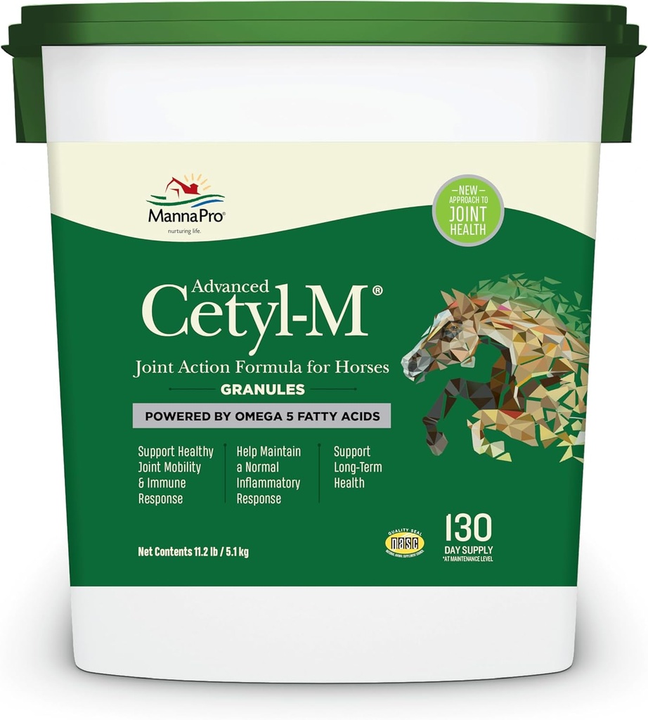 Manna Pro Cetyl-M ühine hobuste täiendus - Omega 5 rasvhapped - 11,2 naela