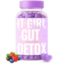 Soolestiku tervise kummid naistele - igapäevane detox + supertoidud, probiootikumid 6 miljardit CFU-d, seedeensüümid, puhuv leevendus, ainevahetus, kehakaalu langus, aju, meeleolu, hormonaalne tasakaal, ilu, vegan, Kosher, 60ct