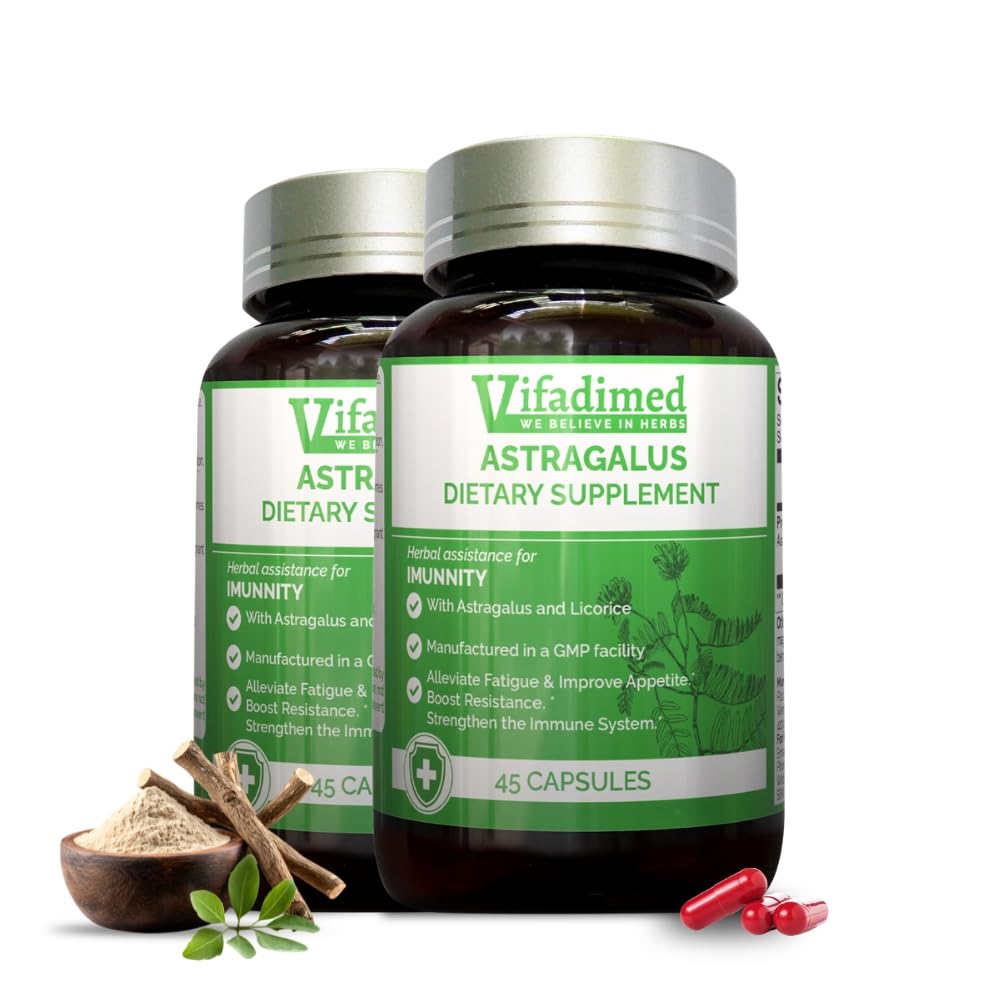 Astragalus - Astragalus Root, HuangQi Capsule, Huang Qi Liu Yi Tang, Hiina maitsetaimed, immuniteet, seedehäired. Keha väsimus, pearinglus, verepuudulikkus - 2 kasti