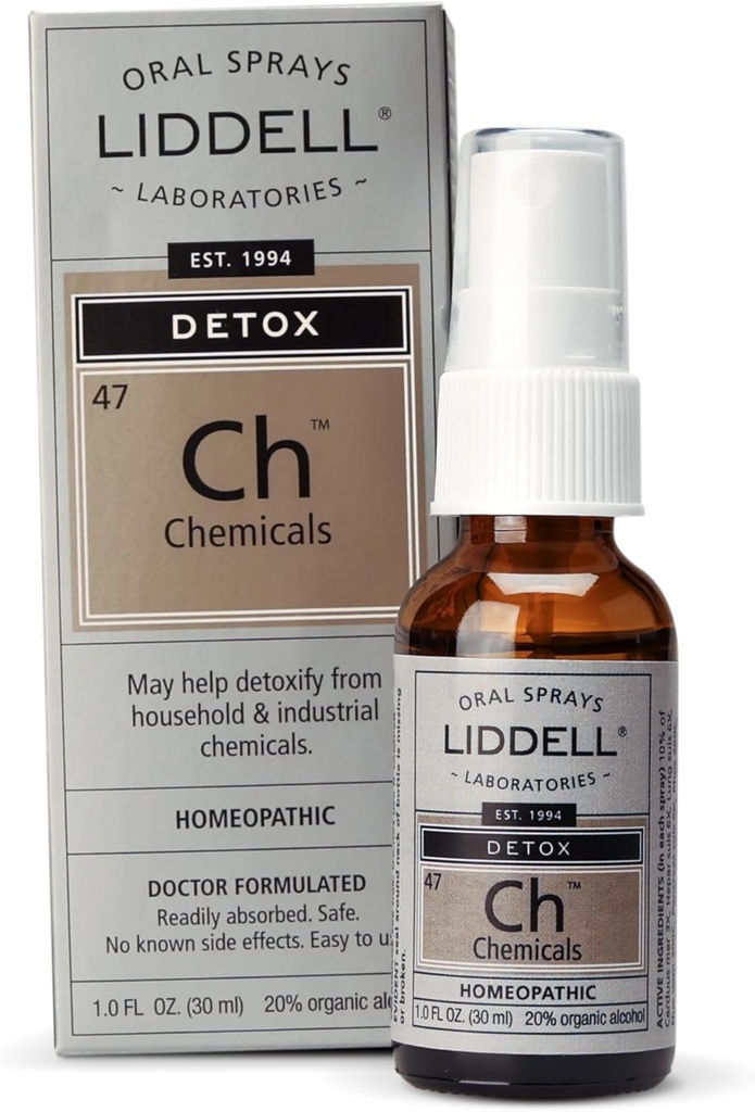Liddell Homöopaatiline Keemiline Detox Spray, 1 Vedelik