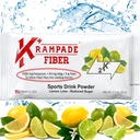 Krampade kiudainelisa elektrolüütide pulber - 9 g prebiootiline kiud + 2000 mg kaaliumilisand + magneesium | krampide leevendamine | Hüdratsioonipaketid | seedetrakti tervisetoetus