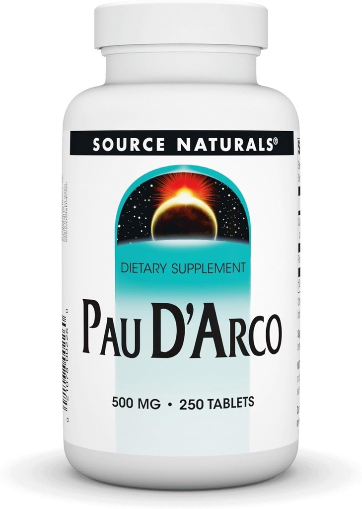 Source Naturals PAU D'Arco Dietary Supplement - 250 Tablets