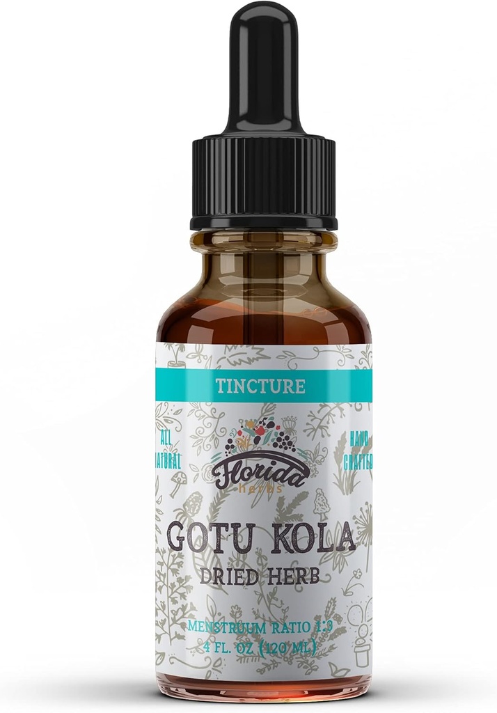 Gotu Kola tinktuur, orgaaniline Gotu Kola ekstrakt, Gotu Kola tilgad (Centella Asiatica)