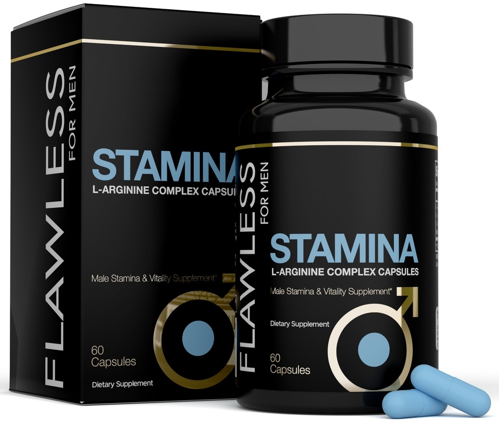 Stamina | Extra Firm Hard On Pills | Kiire tegutsemine L-arginiin, L-tsitrulliin ja lämmastikoksiidi täiendus meestele | Soodustab meeste elujõudu, verevoolu ja vastupidavust | 60 kapslit
