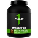 Reegel 1 Mass Gainer - Kõrge kalorsusega kaalutõusu valem 1220 + kalorit, 250 g + kompleksne süsivesikute segu, 40 g vadakuvalku serveerimise kohta (8 serveerimist, šokolaadi maapähklivõi)