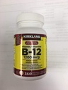 Kirkland Allkiri Vitamiin B12, 1200mcg, 360 tabletti