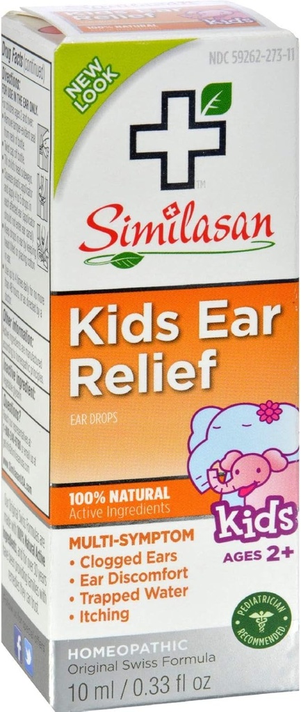 Similasan Tervislik Relief Laste Kõrvavalu Relief Kõrva tilgad - 0,33 fl oz